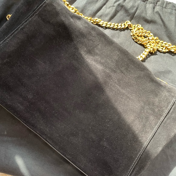 Saint Laurent Reversible Kate Bag black suede and leather YSL - Picture 10 of 16